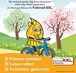 DRK Plasmaspende Dresden Mai 2023 Fahrrad XXL