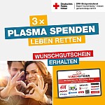 3x Plasma spenden und Wunschgutschein erhalten