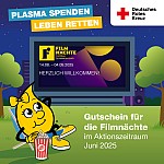 DRK PLamaspende Cottbus Sommerkino Filmnächte 2025