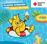 DRK Plasmaspende Eis Sommer Leben Retten