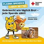 Plasmaspende DRK Zwickau Brot Bäckerei Möbius Oktober