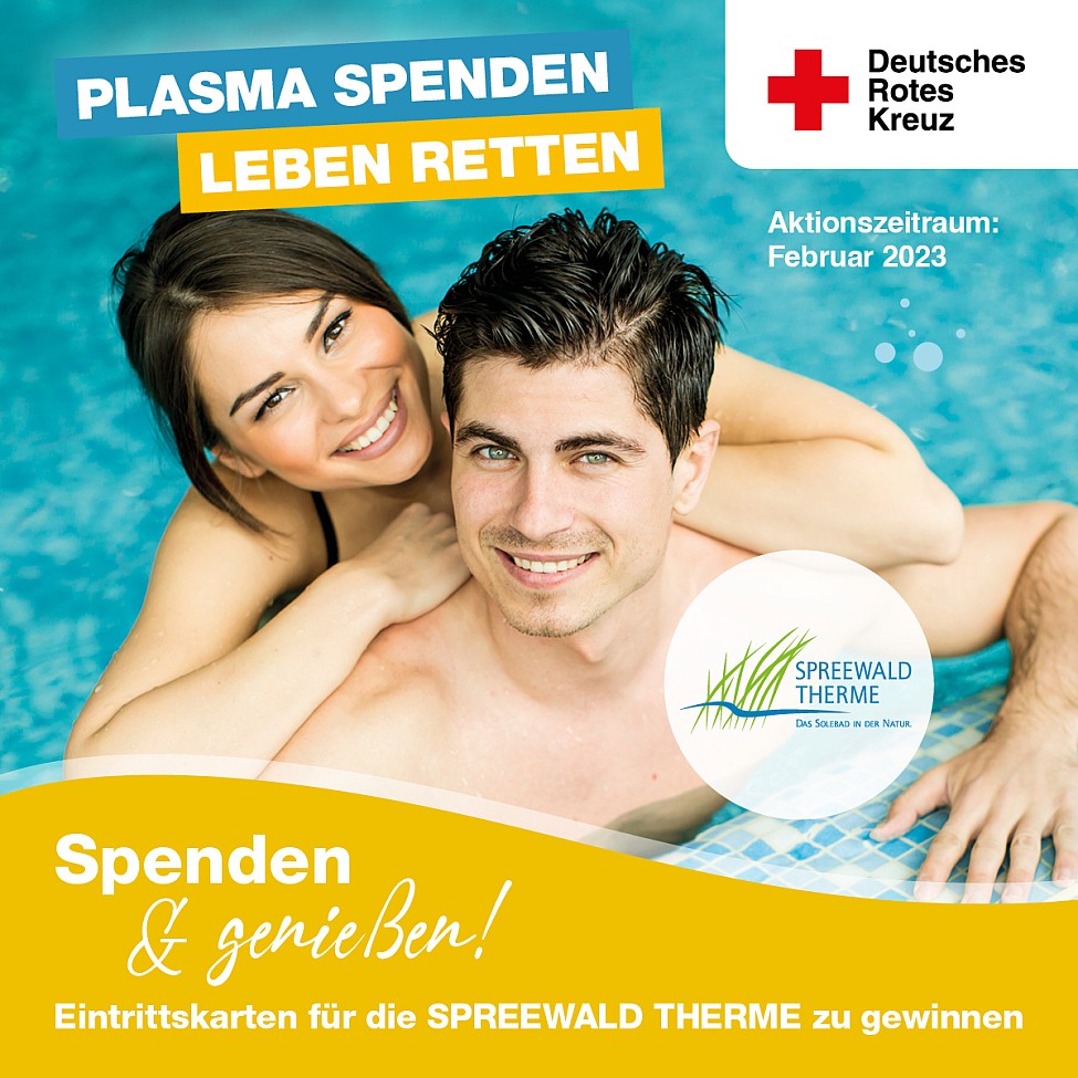 Plasmaspende DRK Cottbus Spreewaldtherme