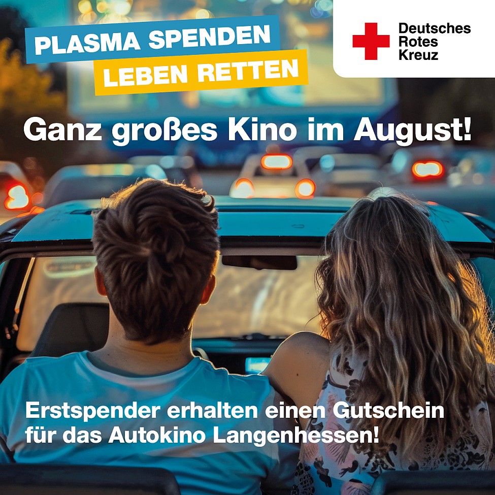 DRK Plasmaspende Zwickau Autokino Langenhessen