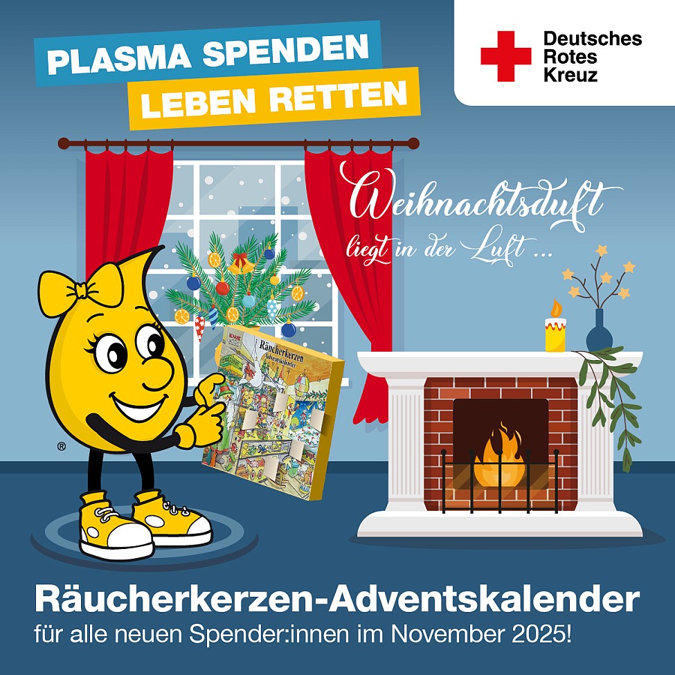 DRK Plasmaspende Advent Kalender