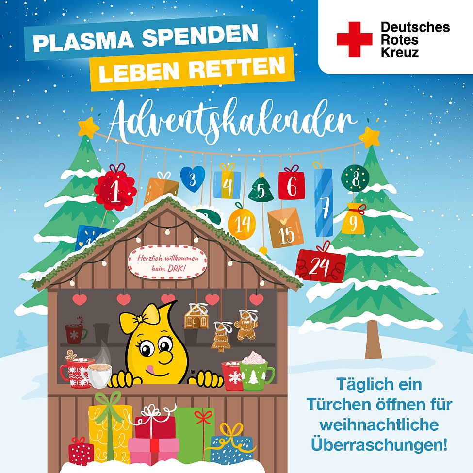 DRK Plasmaspende Advent Kalender
