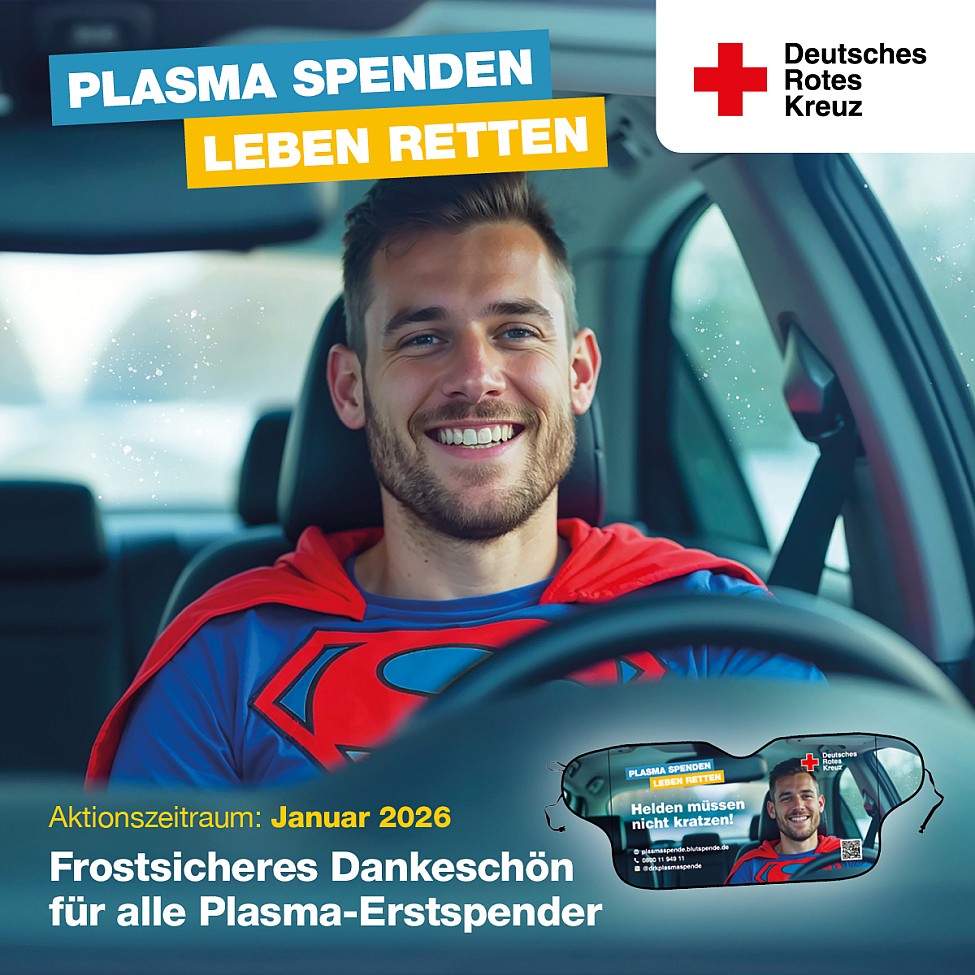 DRK Plasmaspende Januar Frotschutz