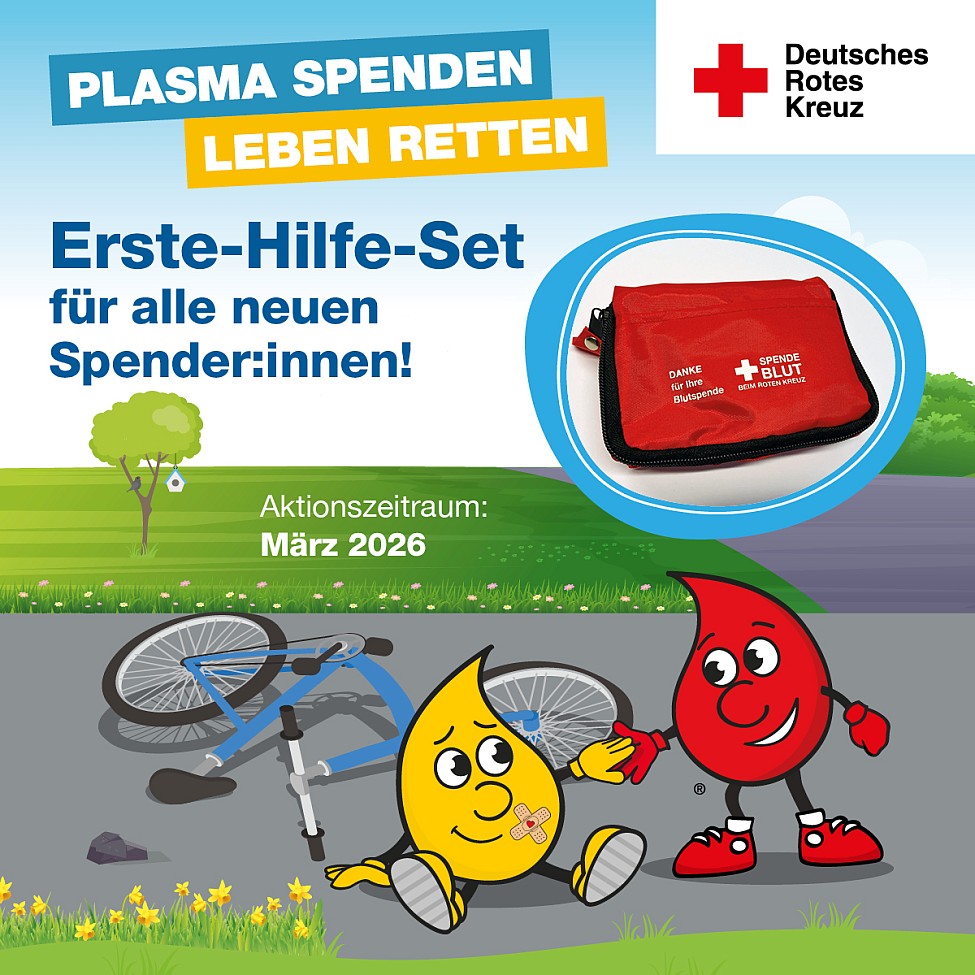 DRK Plasmaspende Erste Hilfe Set 2026