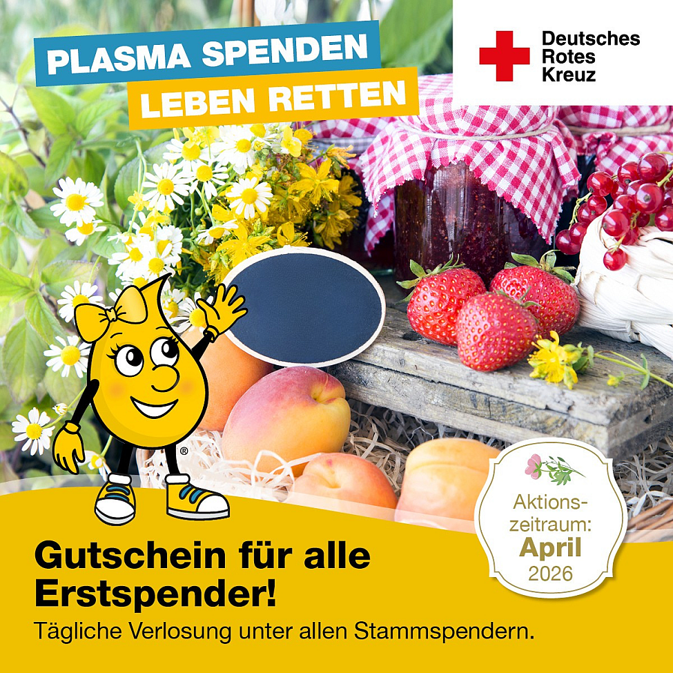 Verlosung Biomarkt-Gutschein Dresden Plasmaspende April 2026
